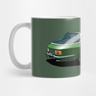 Jensen Interceptor III  in green Mug